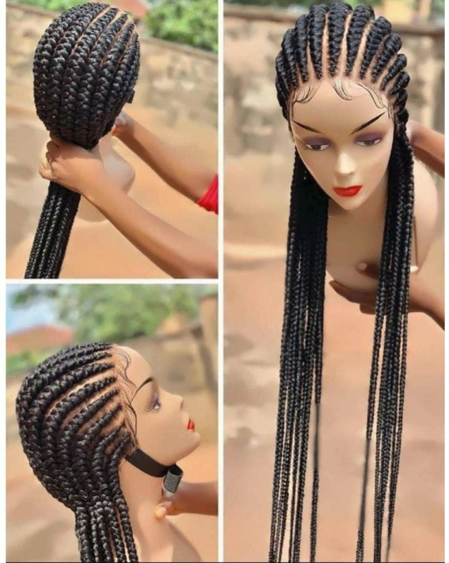 36' Braid wig Handmade 360 Full Lace Braided Wigs for Black Women Lace –  Caribbean Body Confidence