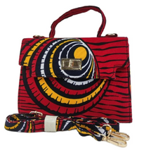 Load image into Gallery viewer, African Purse - Shoulder Bag High Quality Wax Material Traditional Ankara Bag Cotton Wax Print Material - Woman Purse
